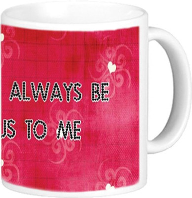 

Akcesstronics Precious To Me Plastic Mug(350 ml), White