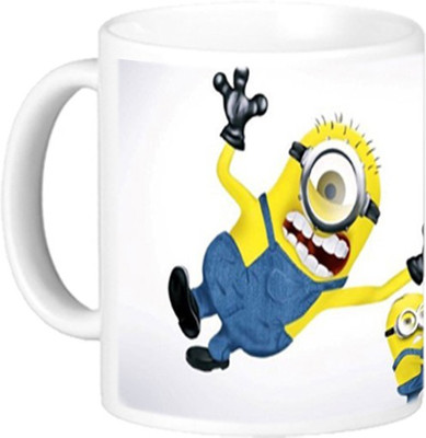 

Akcesstronics Minions Plastic Mug(350 ml), White