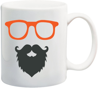 

Stonic MOUCH_LUV Ceramic Mug(350 ml), White