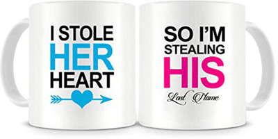 

Stonic Stole_Her_CUP Ceramic Mug(350 ml), White