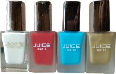 

Juice Matte Nail Polish White(Pack of 4)