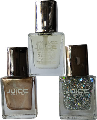 

Juice Stylish Nail Polish White(Pack of 3)