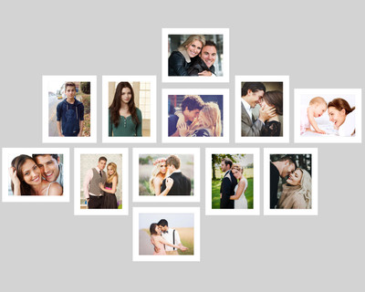 

Swadesi Stuff MDF Photo Frame(White, 12 Photos)
