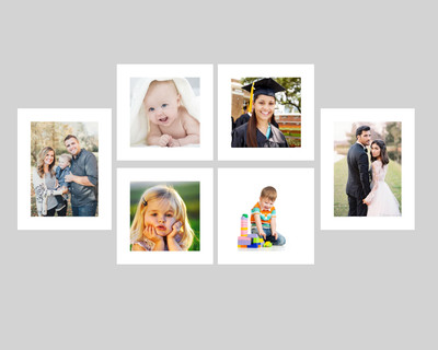 

Swadesi Stuff MDF Photo Frame(White, 6 Photos)