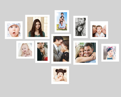 

Swadesi Stuff MDF Photo Frame(White, 11 Photos)
