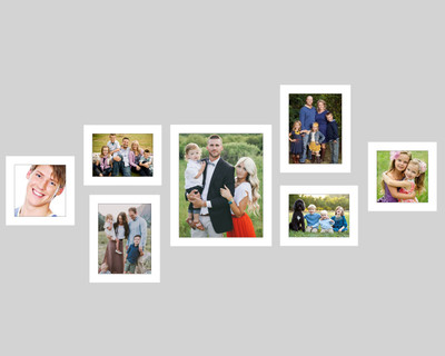 

Swadesi Stuff MDF Photo Frame(White, 7 Photos)