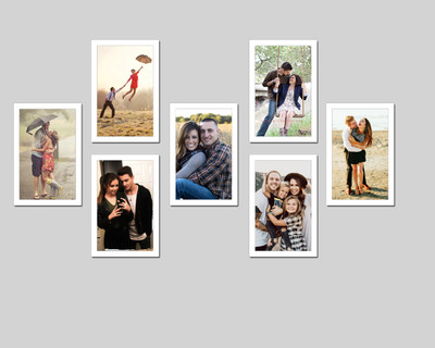 

Swadesi Stuff MDF Photo Frame(White, 7 Photos)
