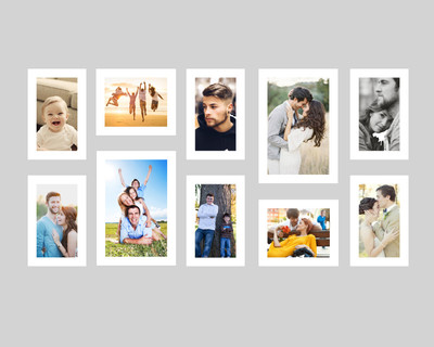 

Swadesi Stuff MDF Photo Frame(White, 10 Photos)