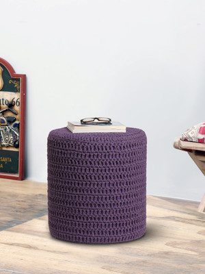 

Romee Fabric Pouf(Finish Color - Purple)