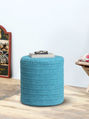 

Romee Fabric Pouf(Finish Color - Blue)