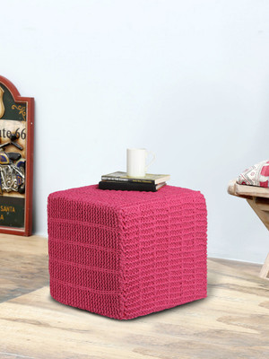 

Romee Fabric Pouf(Finish Color - Pink)