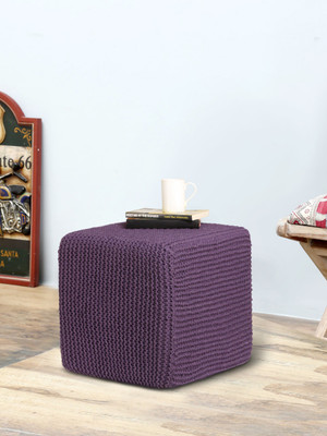 

Romee Fabric Pouf(Finish Color - Purple)