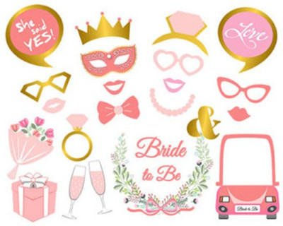 

PARTY PROPZ SET OF 23 PHOTO BOOTH PROPS/ PARTY PROPS Photo Booth Board(Birthday, Wedding, Party, Bachelorette)