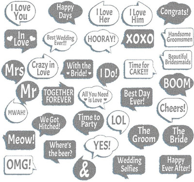 

PARTY PROPZ SET OF 35 PHOTO BOOTH BOARD/PARTY PROPS Photo Booth Board(Birthday, Wedding, Party, Bachelorette)