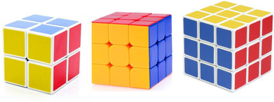 

Rubik's Challenge Rubik Cube Puzzle 2x2 + 3x3 + White 3x3(3 Pieces)