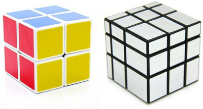 

Rubik's Challenge Rubik Magic Puzzle Cube 2x2 + Silver(2 Pieces)