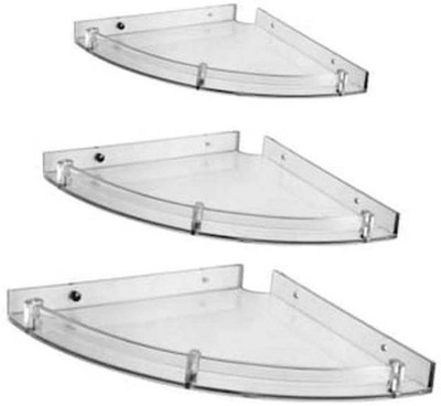 

Masterfit Acrylic Wall Shelf(Number of Shelves - 3)