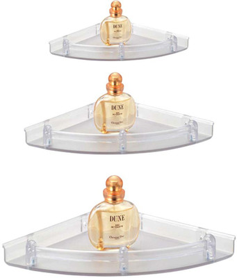 

Masterfit JUMBO Corner Shelf Acrylic Wall Shelf(Number of Shelves - 3)