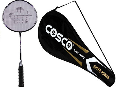 

Cosco CBX-400 Badminton Racquet Multicolor Strung Badminton Racquet(G5 - 3 Inches, 95 g)
