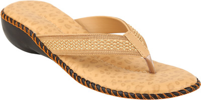 

CREEZA Women Golden Flats