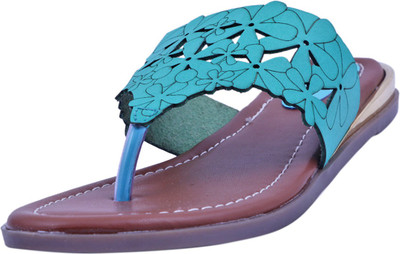 

Adorn Women Green Flats