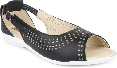 

Moonwalk Women Black Flats