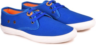 

Andrew Scott Men's Royal Blue Canvas Sneakers For Men(Blue