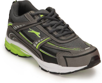 

Slazenger Newada Running Shoes For Men(Grey, Green, Grey::lime