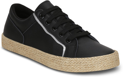 

Kielz Ladies Canvas Shoes Espadrilles For Women(Black