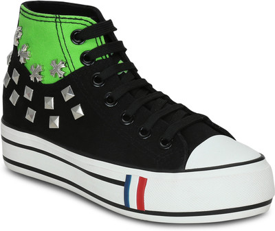 

Kielz Ladies Canvas Shoes Sneakers For Women(Black