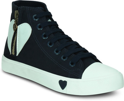 

Kielz Ladies Canvas Shoes Sneakers For Women(Blue, White