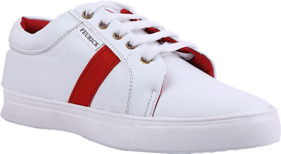

Feurick Sneakers For Men(White, Red