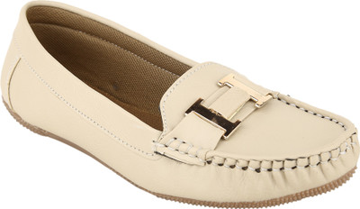 

CREEZA Loafers For Women(White, Off white