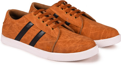 

Andrew Scott Men's Tan Synthetic Sneakers For Men(Tan