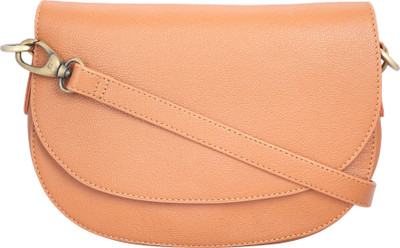 

Suedes & Grains Women Casual Red Genuine Leather Sling Bag