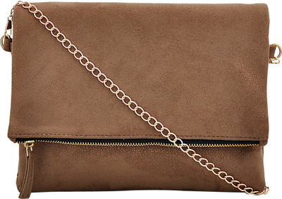 

Yelloe Women Brown PU Sling Bag