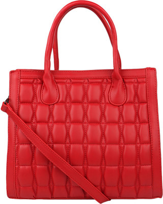 

Pink Rose Women Casual Red PU Hand-held Bag