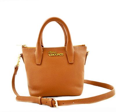 

Sophia visconti Girls Casual Khaki Genuine Leather Sling Bag