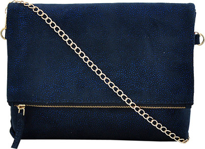 

Yelloe Women Blue PU Sling Bag