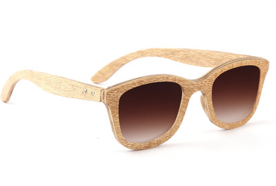 

tetewood Retro Square Sunglasses(Brown, Brown)