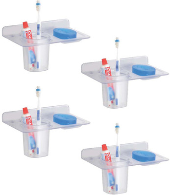 Masterfit Acrylic Toothbrush Holder(Wall Mount)