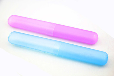 Gade set of 2 travel Plastic Toothbrush Holder