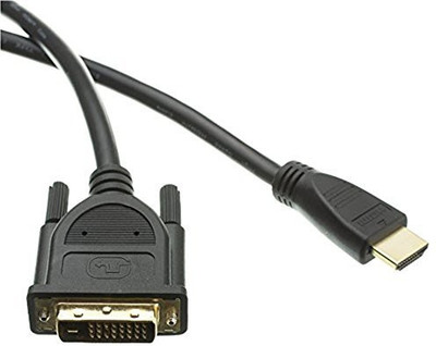 

C&E TV-out Cable 15 Feet HDMI to DVI Cable, HDMI Male to DVI Male(Black, For Computer)
