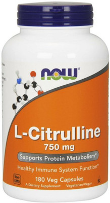 

Now Foods L-Citrulline 750mg 180 Capsules(250 mg)