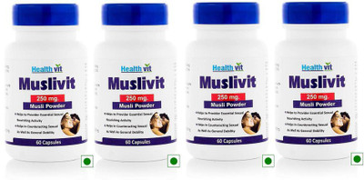 

HealthVit Muslivit 250 mg (Pack of 4)(60 No)