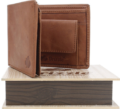 

Drizzle Men Brown Genuine Leather Wallet(7 Card Slots)