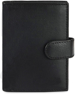 

Elligator Men Black Genuine Leather Card Holder(10 Card Slots)