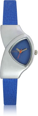 LOREM LR208 Simple Designer Looks Blue Leather Watch  - For Women   Watches  (LOREM)