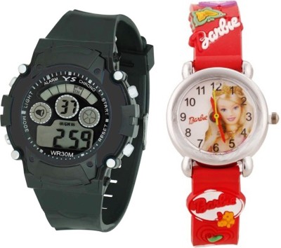 CREATOR Seven Lights + Barbie Combo Gift Watch  - For Boys & Girls   Watches  (Creator)
