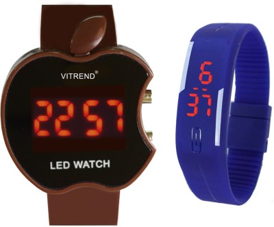 CREATOR Apple Type LED + Silicon Band Watch  - For Boys & Girls   Watches  (Creator)